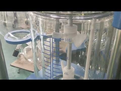 مفاعل زجاجي معمل من الفولاذ المقاوم للصدأ 304، مفاعل ضغط زجاجي طبقة واحدة صغيرة