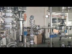 مفاعل زجاجي كيميائي من الفولاذ المقاوم للصدأ 304، مفاعل مختبر مغلف، مبلور، مقطر