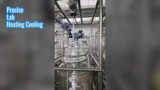 مفاعل زجاجي للكيمياء المعملية والصيدلانية